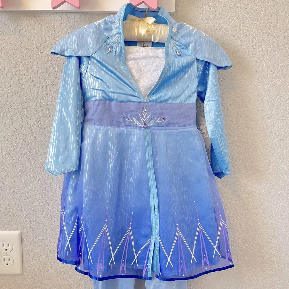 Disney Blue and Purple Elsa Princess Costume